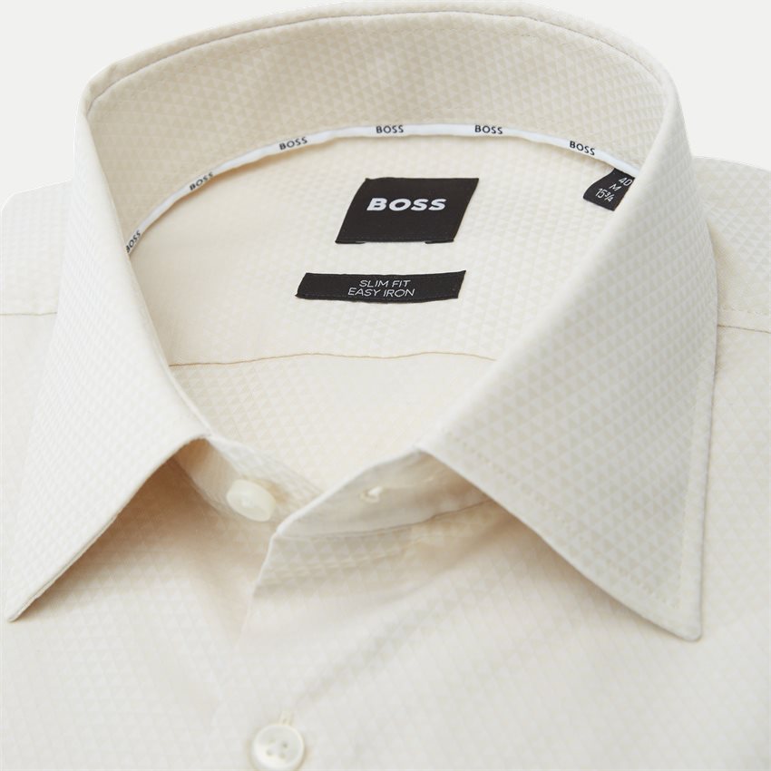 BOSS Shirts 50512899 H-HANK-KENT-C1-214 OFF WHITE